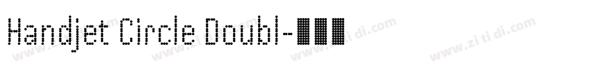 Handjet Circle Doubl字体转换
